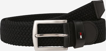 TOMMY HILFIGER Belt 'DENTON' in Black: front