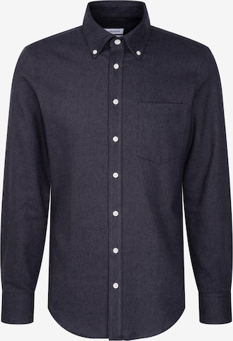 SEIDENSTICKER Regular Fit Hemd in Blau: Vorderseite