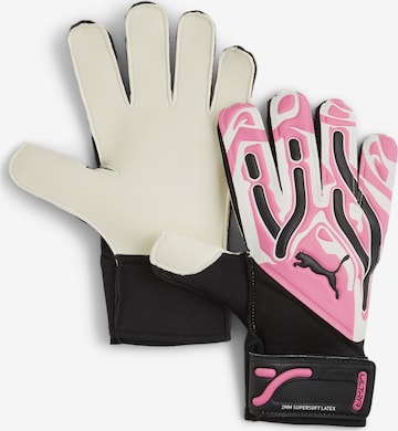 PUMA Athletic Gloves 'ULTRA Play RC' in Pink: front