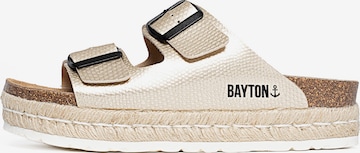 Bayton - Zapatos abiertos 'Alcee' en oro: frente