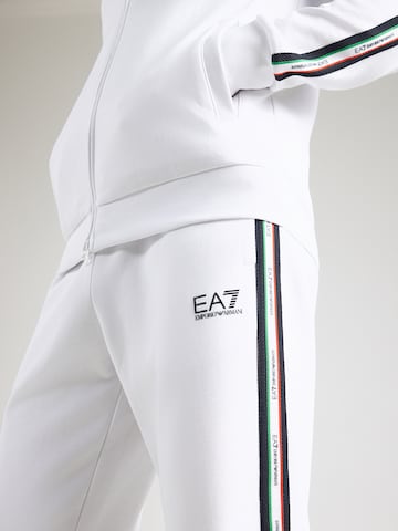 EA7 Emporio Armani - Ropa para correr 'TRACKSUIT' en blanco