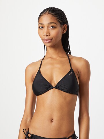 BRUNOTTI T-shirt Athletic Bikini Top 'Novalee' in Black: front