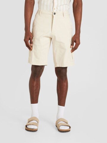 JACK & JONES - regular Pantalón cargo 'Joe' en beige: frente