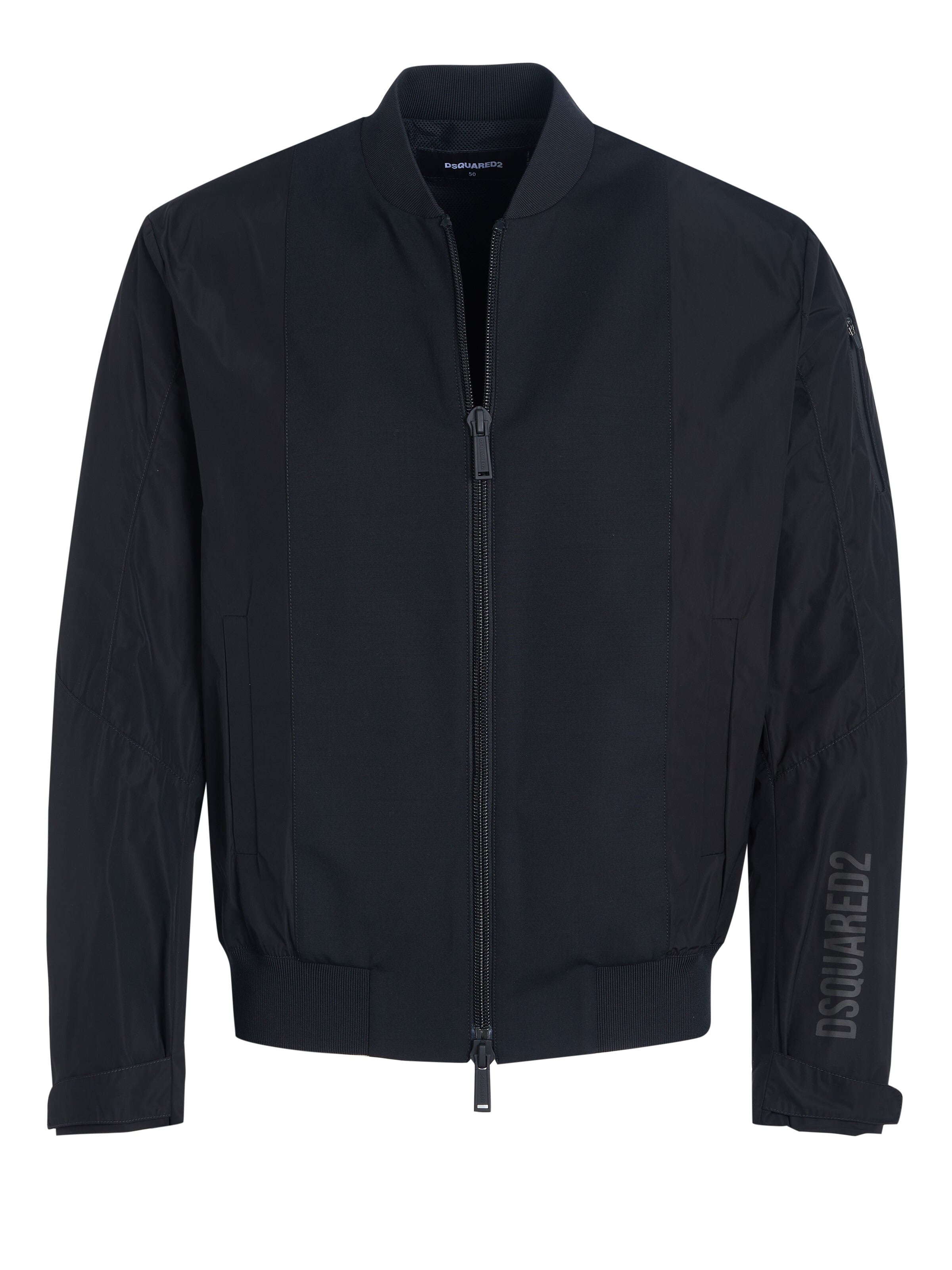 DS2 Between-season jacket 'Dsquared2 Jacke' in Black: front