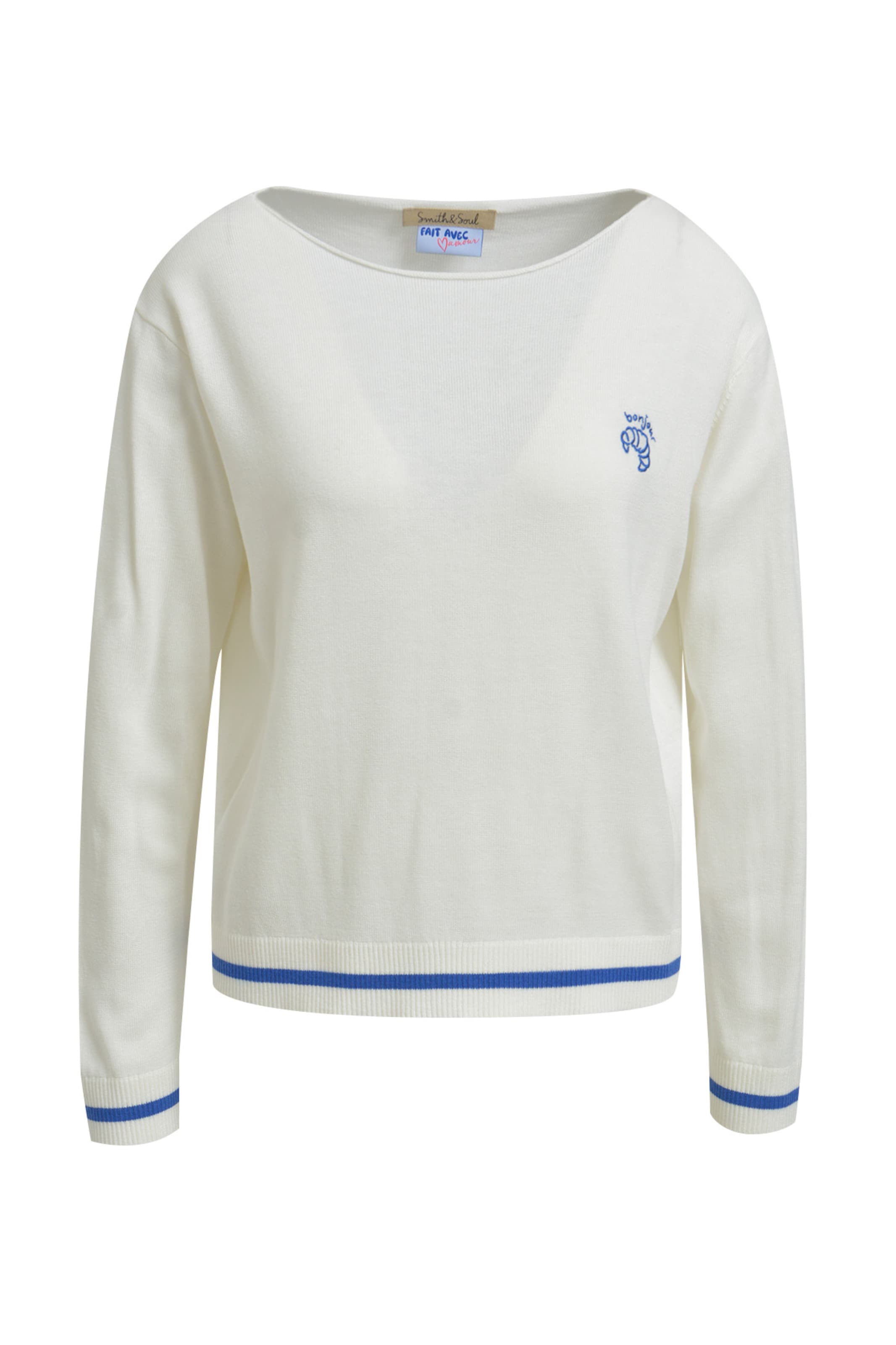 Smith&Soul Pullover in Weiß: Vorderseite