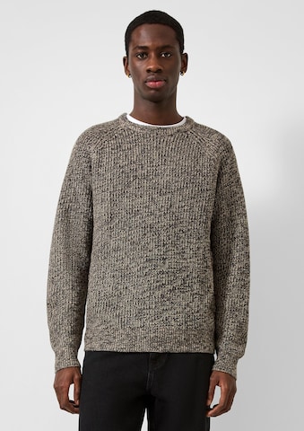 Pull-over QS en marron : devant