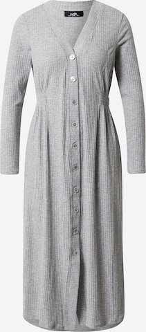 Wallis Curve Dress in Grey: front