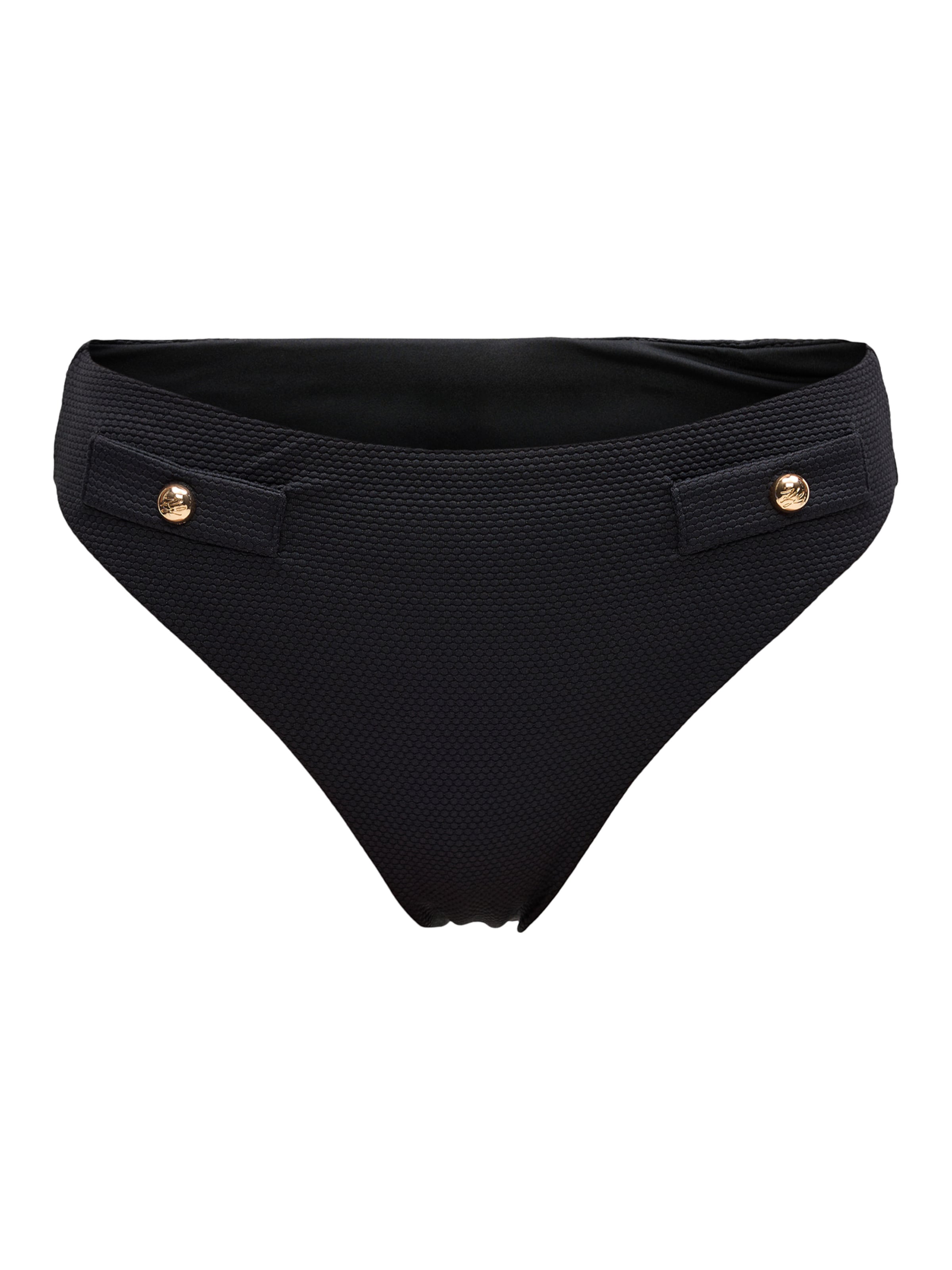 Karl Lagerfeld Dół bikini 'HOTEL' w kolorze czarny: przód