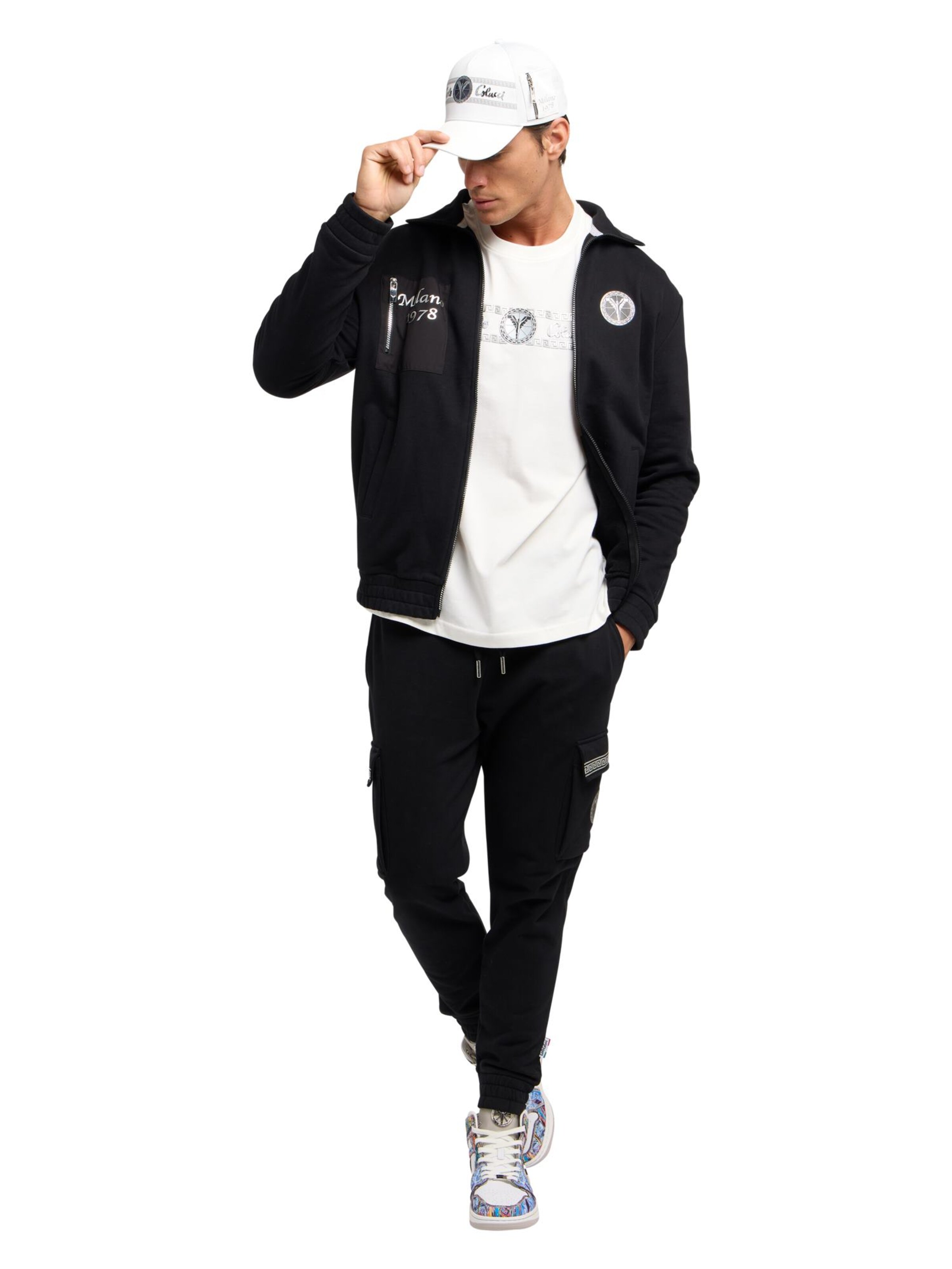 T-Shirt ' Di Pastena ' Carlo Colucci en blanc