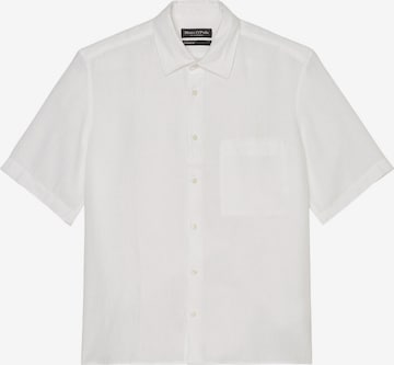 Marc O'Polo Button Up Shirt in White: front