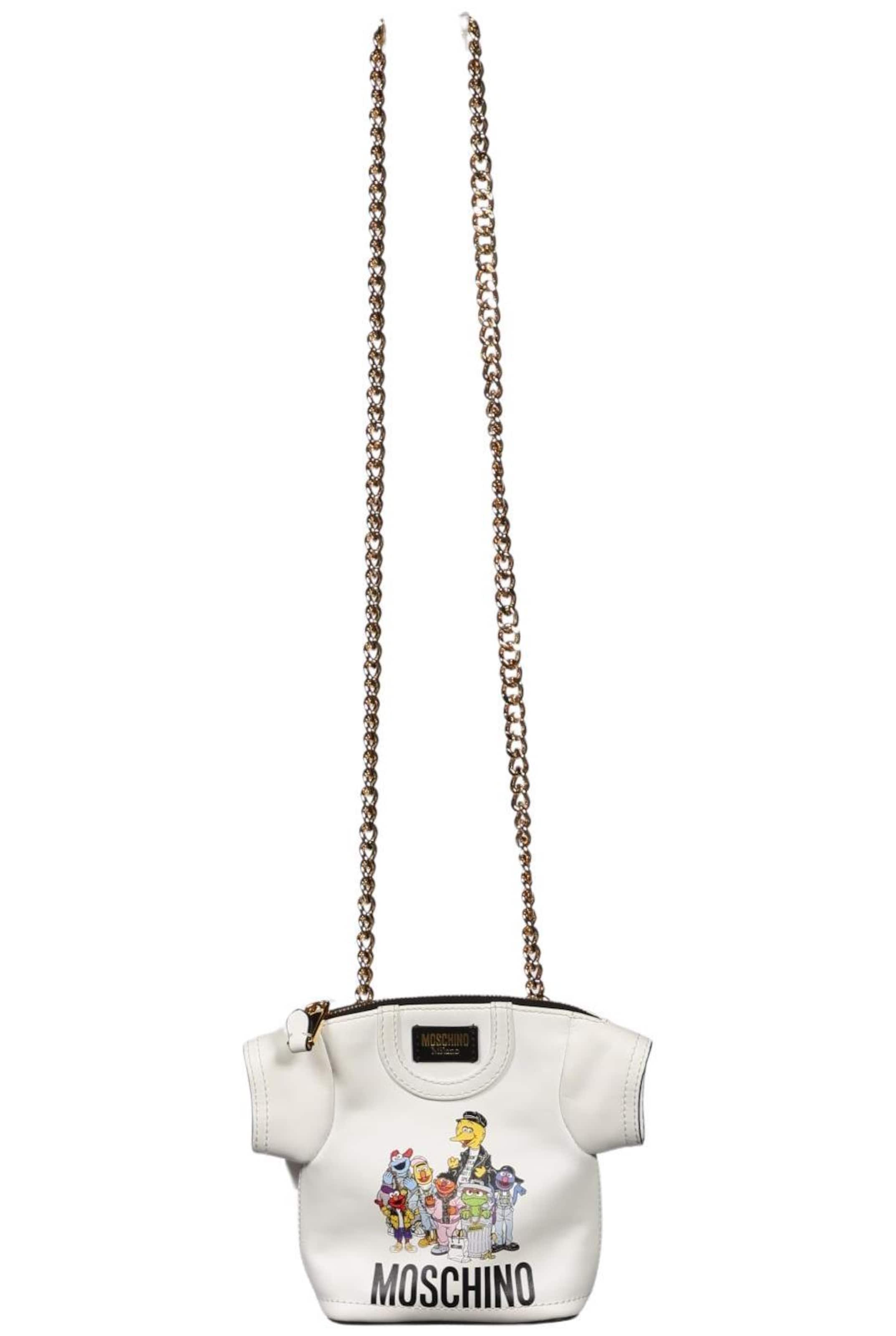 MOSCHINO Handtasche klein Leder in One Size in weiß, Produktansicht