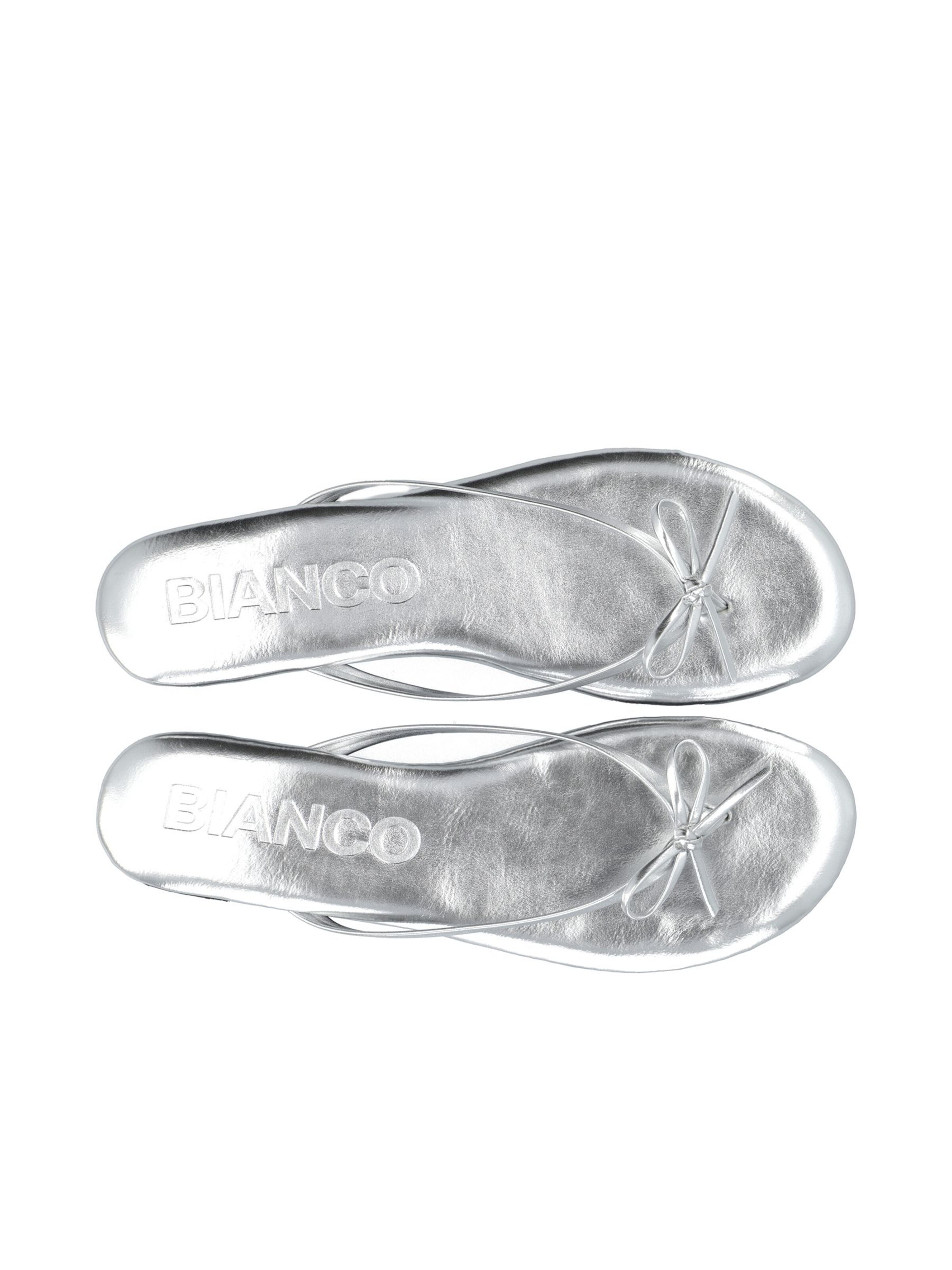 Bianco Teenslipper 'Mexico' in Zilver