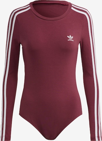 Shirtbody ADIDAS ORIGINALS en rouge : devant