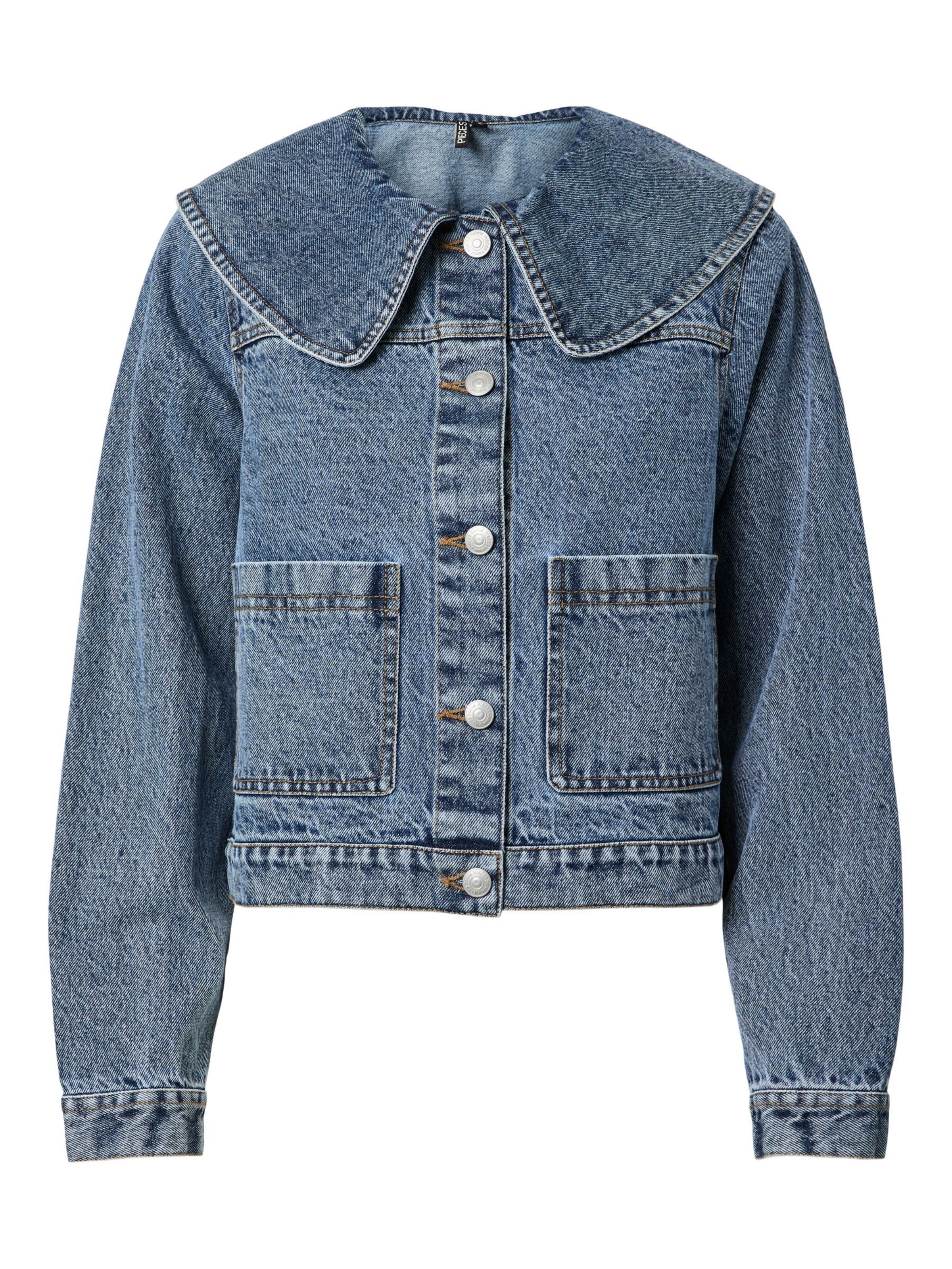 PIECES Chaqueta de entretiempo 'PCAlly' en azul denim, Vista del producto