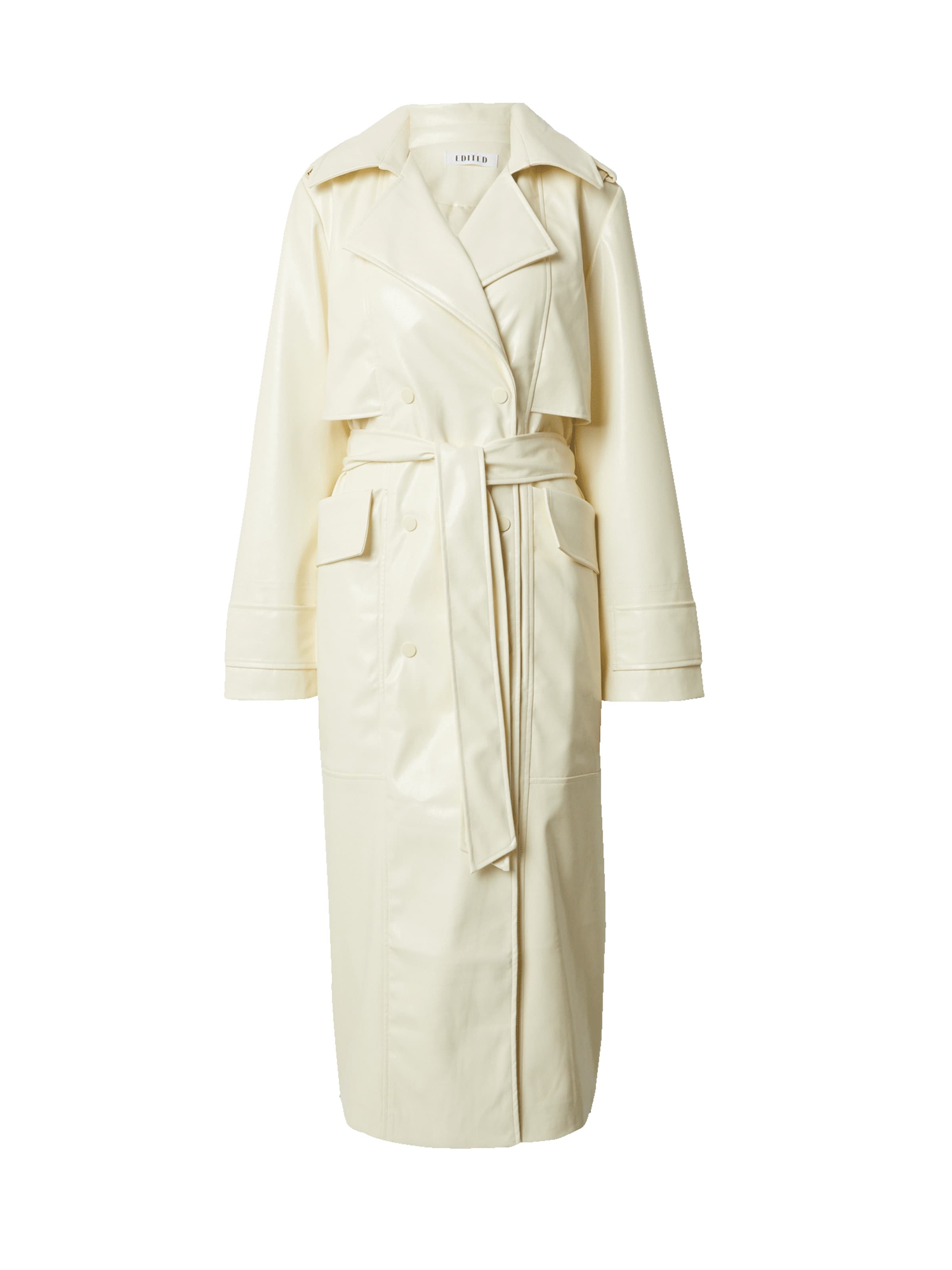 EDITED Starpsezonu mētelis 'Baldo', krāsa - pasteļdzeltens, Preces skats