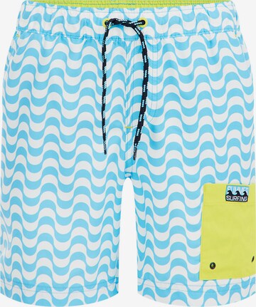 Shorts de bain WE Fashion en bleu : devant