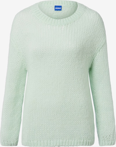 HUGO Pull-over en menthe, Vue avec produit