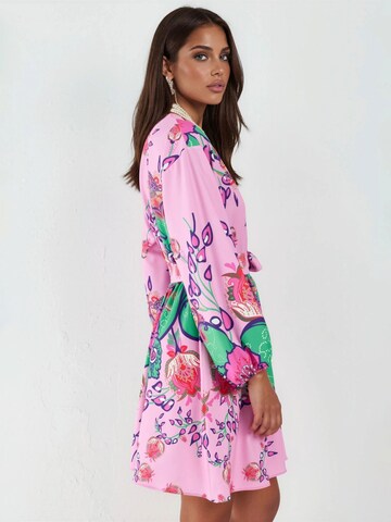 MSN Collection Mini Kleid in Pink