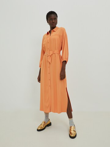 EDITED Blousejurk 'Nina' in Oranje: voorkant