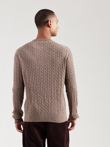 Hackett London Sweater in Beige: back