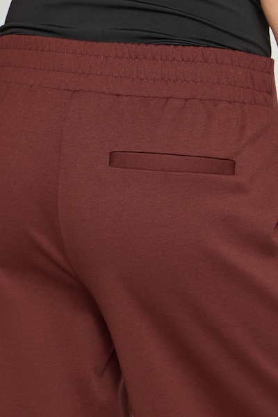 ICHI Pleat-Front Pants 'IHKate' in 40 in Brown, Item view