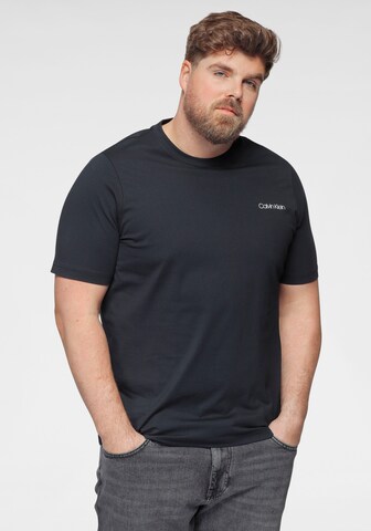 Calvin Klein Big & Tall - Camiseta en azul: frente
