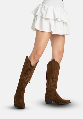 Salinyang Comwboystøvler i brun