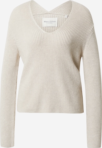 Marc O'Polo Pullover  (GOTS) in Beige: predná strana