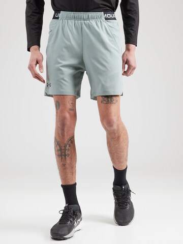 UNDER ARMOUR Regular Sports trousers in Green: front