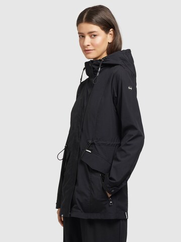 Parka di mezza stagione di khujo in nero