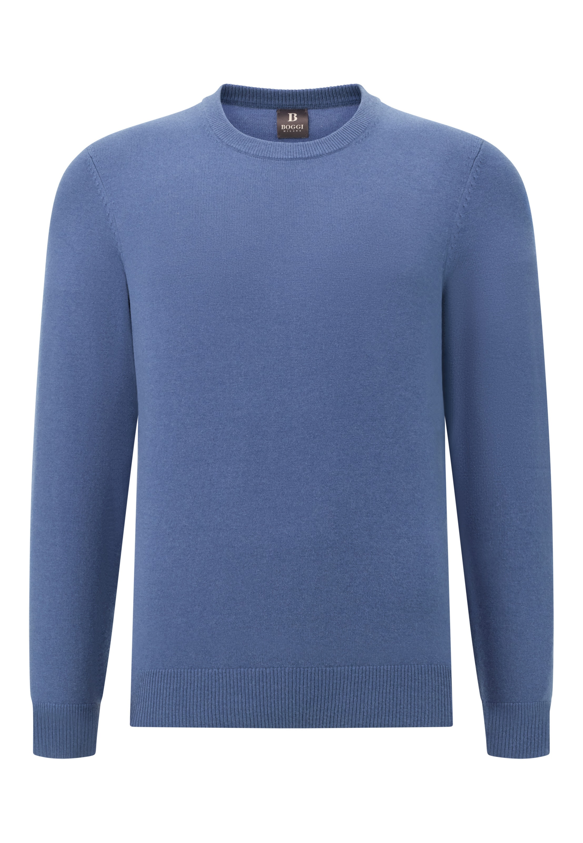 Pull-over Boggi Milano en bleu : devant
