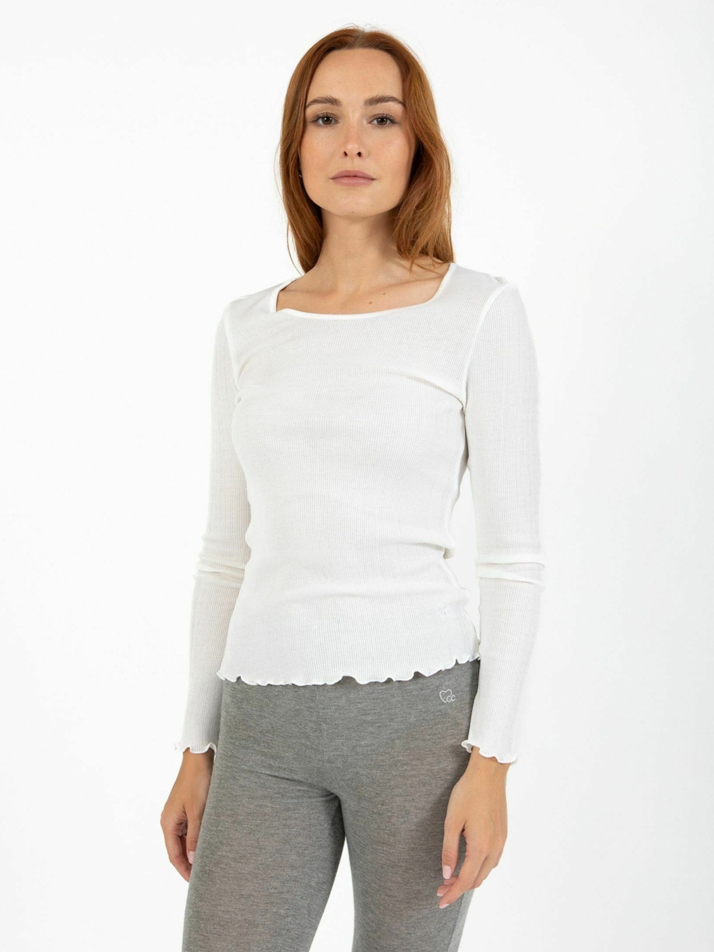 Coster Copenhagen Tričko ' POPPY ' – bílá: přední strana