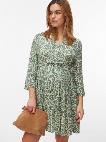 Vero Moda Maternity - Vestido 'VMMMenny' en verde: frente