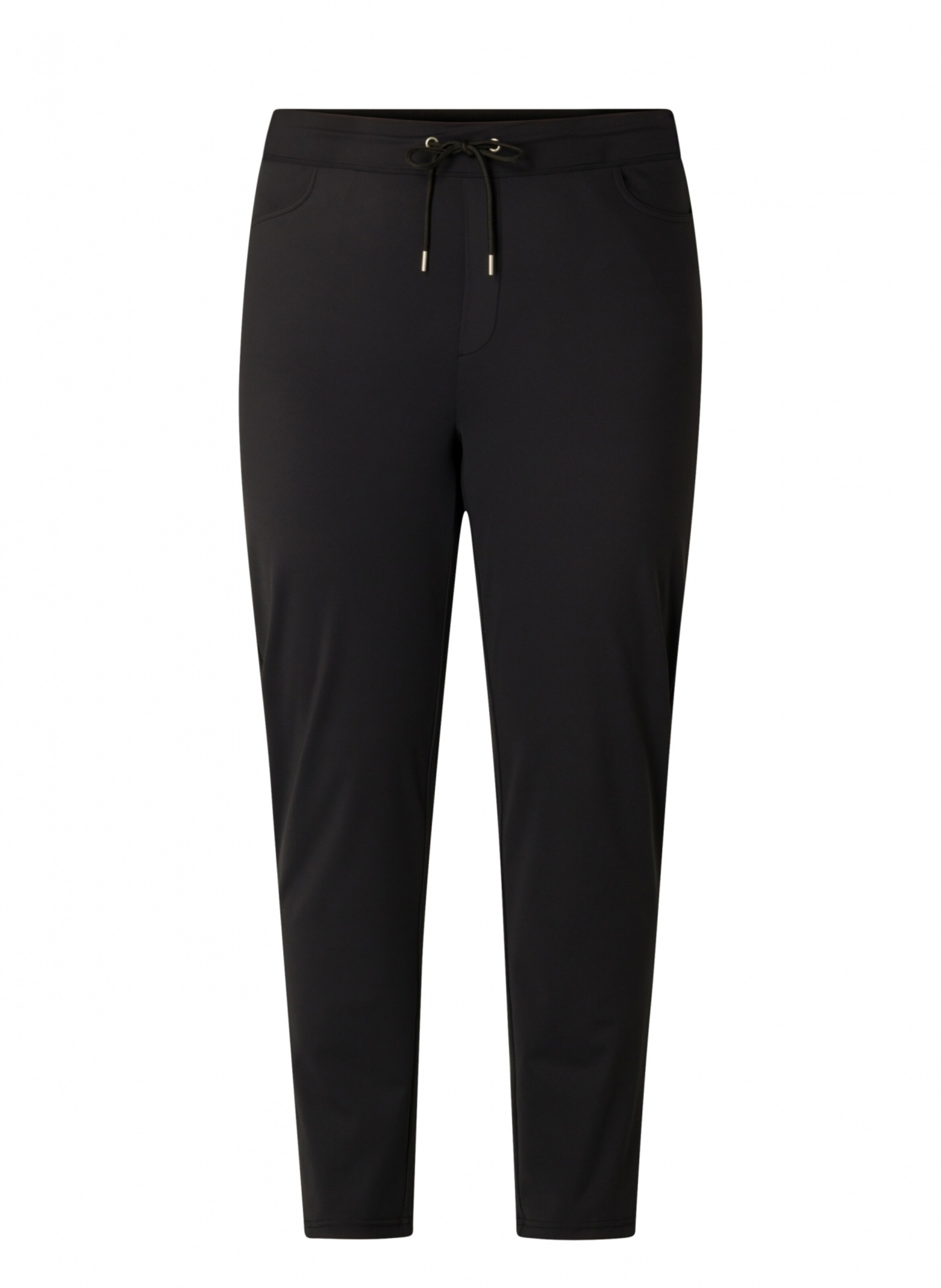 BASE LEVEL CURVY Regular Pants in Black