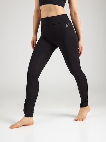 CURARE Yogawear Skinny Παντελόνι φόρμας σε μαύρο: μπροστά