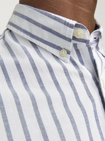 JACK & JONES Regular fit Button Up Shirt 'JJEOxford' in Blue