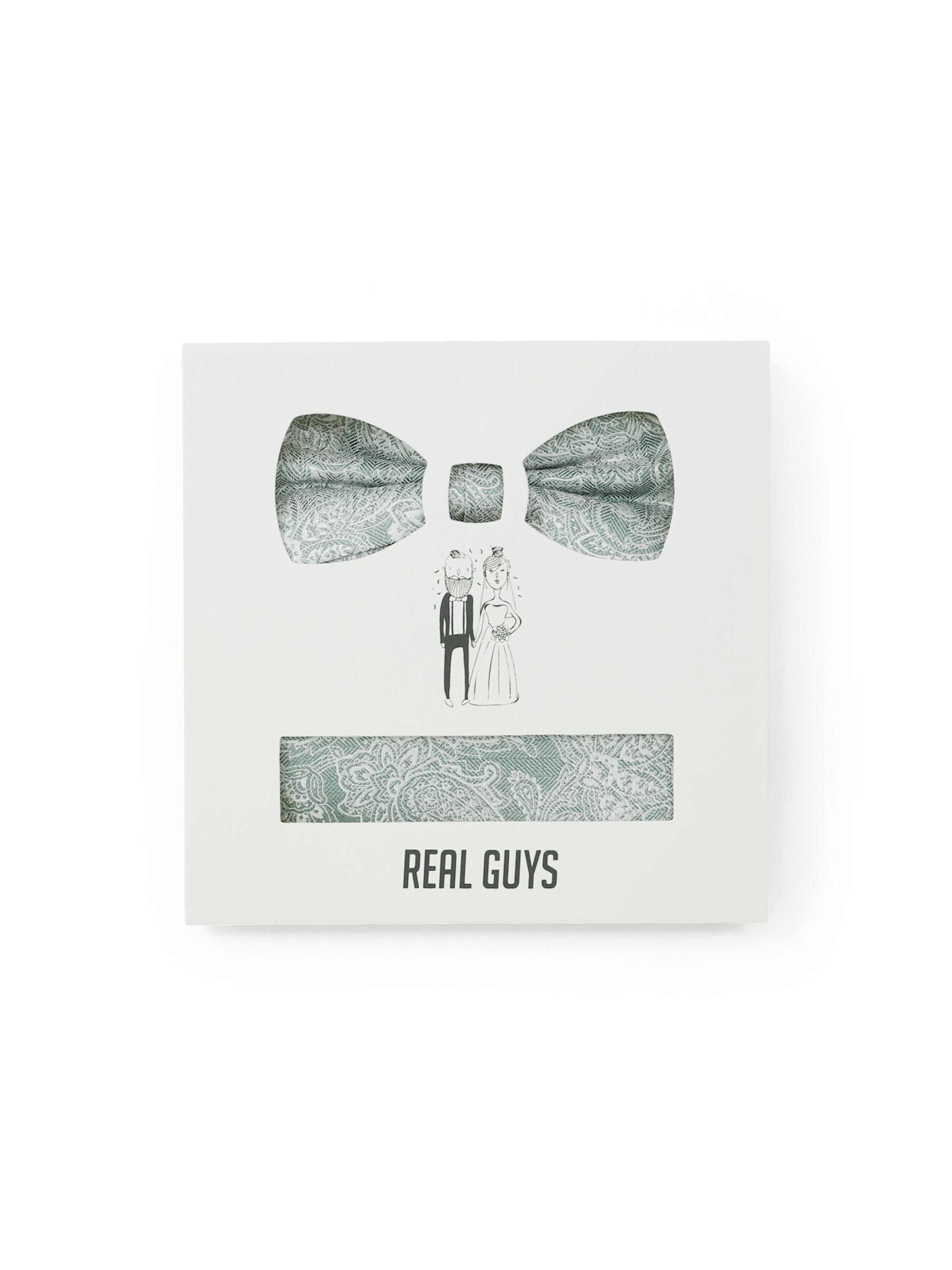 Nœud papillon Real Guys en vert : devant
