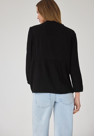 Street One Studio Bluse in Schwarz