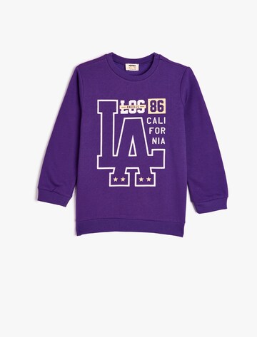 Koton Sweatshirt in Purple: front