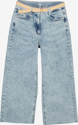 s.Oliver Wide Leg Jeans in Blau: predná strana