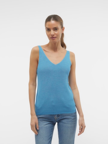 VERO MODA Knitted Top 'NEW LEX' in Blue: front