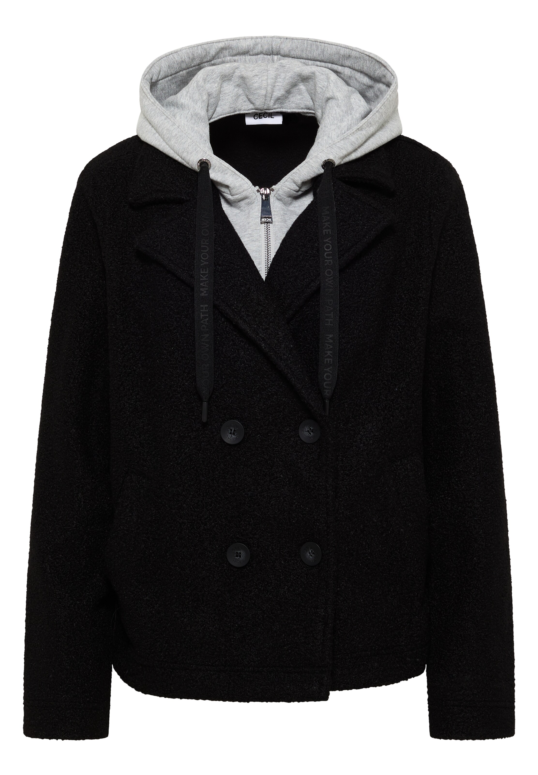 CECIL Jacke in Schwarz: Vorderseite