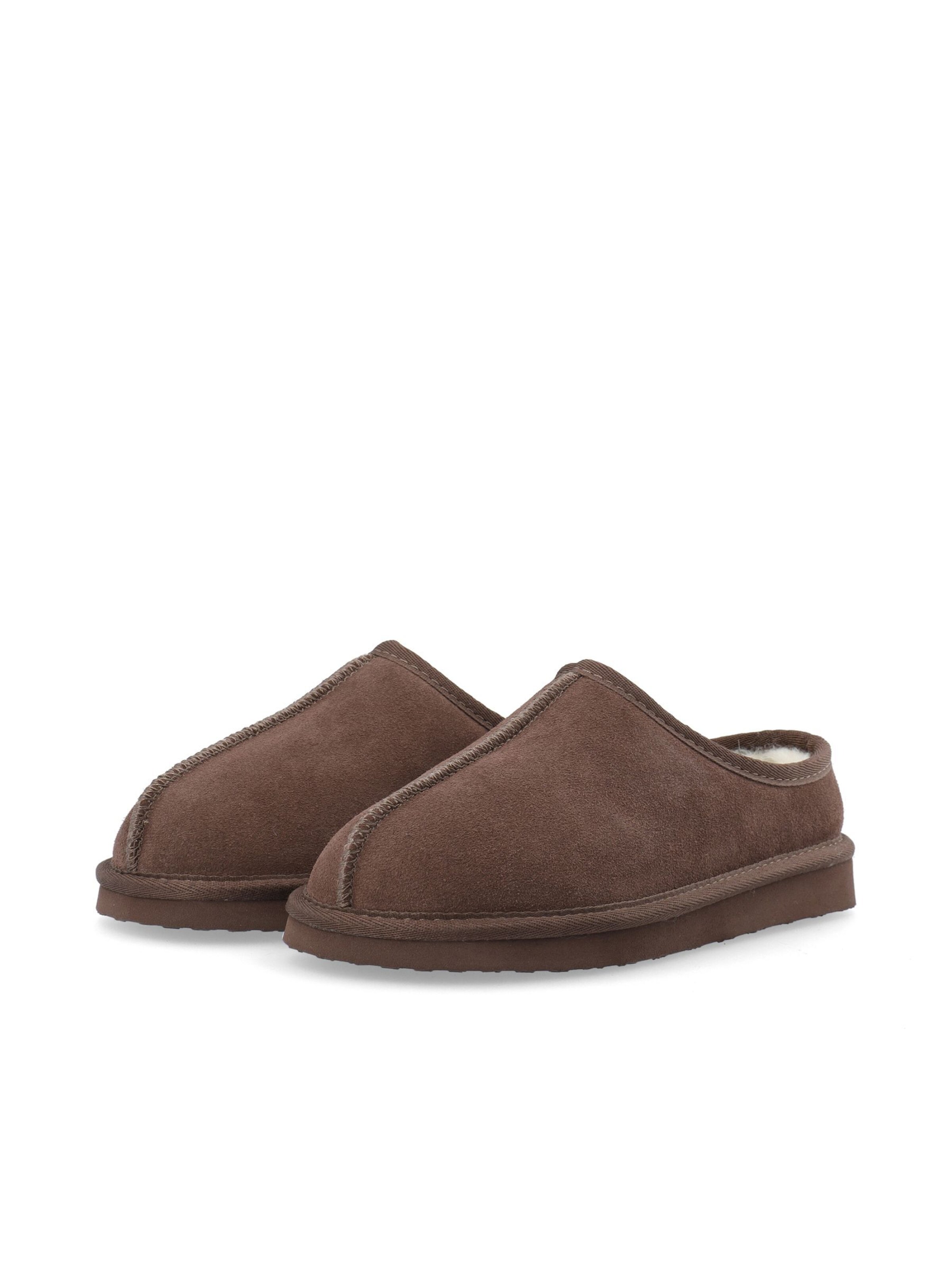 Bianco Slippers 'Snow' in Grey