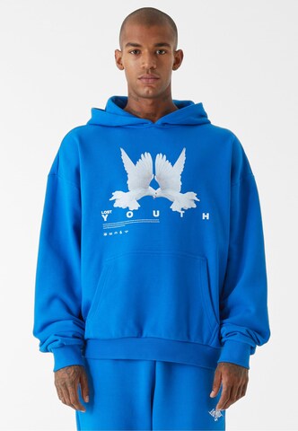 Lost Youth - Sweatshirt 'Dove' em azul: frente