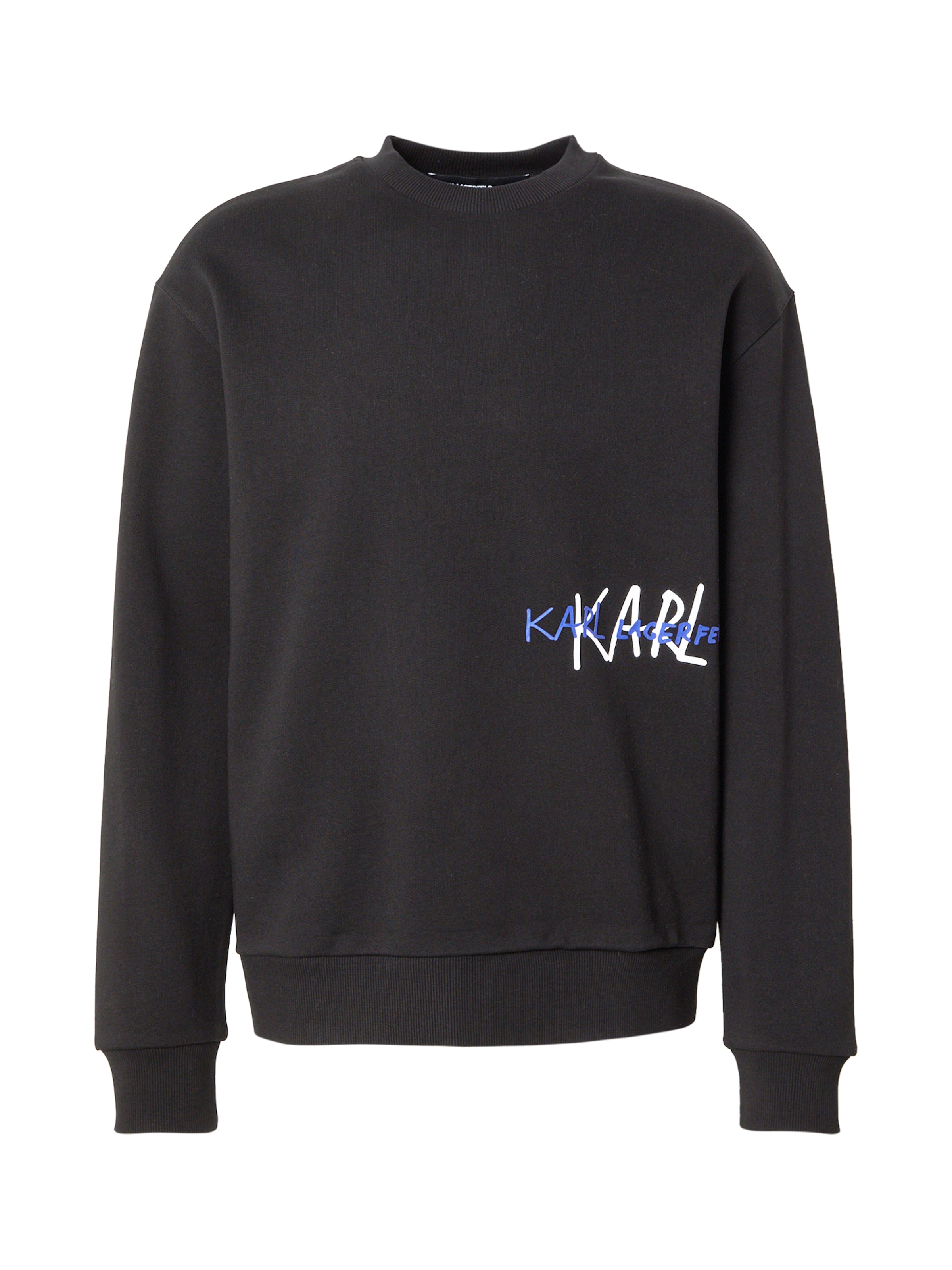 Karl Lagerfeld Sweatshirt in Schwarz: Vorderseite
