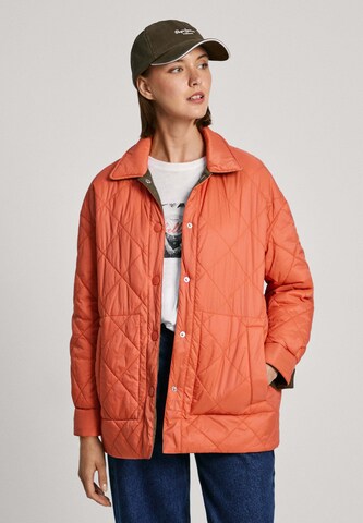 Pepe Jeans Tussenjas 'CATY' in Oranje: voorkant