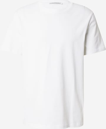 T-Shirt 'MAARKOS PATCH' ARMEDANGELS en blanc : devant