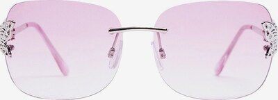 Bershka Zonnebril in de kleur Pink / Zilver, Productweergave