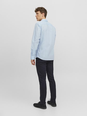 JACK & JONES - Slim Fit Camisa 'JJJoe' em azul