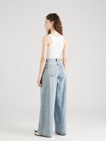 Noisy may Wide leg Jeans 'ROLINA' i blå